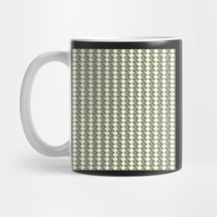 Little Yellow Lamps. Abstract Design - Simple Lamp Pattern in light yellow and olive tones. Very Zen! Mug